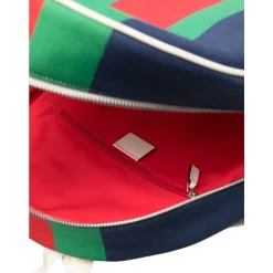 Rugzak Navy/Groen/Rood Double G