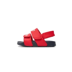 Sandalen met logo-print