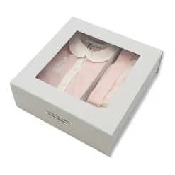 Set: muts, slabber en rompertje