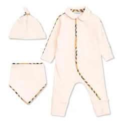Sleepsuit, Bib and Hat Set