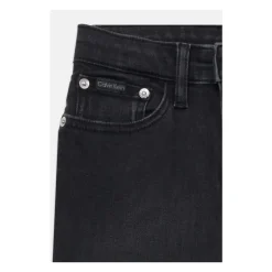 Slim Fit Kinderen Jeans Zwart Elastisch