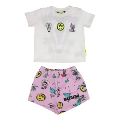 Smiley Print Jurkje Set