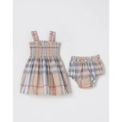 Smocked Bodice Baby Meisje Jurk