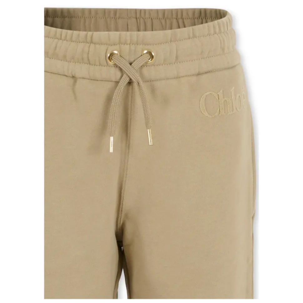 Sportieve Grijze Katoenen Trainingsbroek