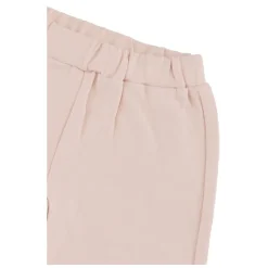 Sportieve Set Open Sweatshirt en Roze Satijnen Broek