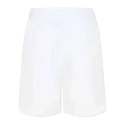 Sportieve witte katoenen shorts met trekkoord