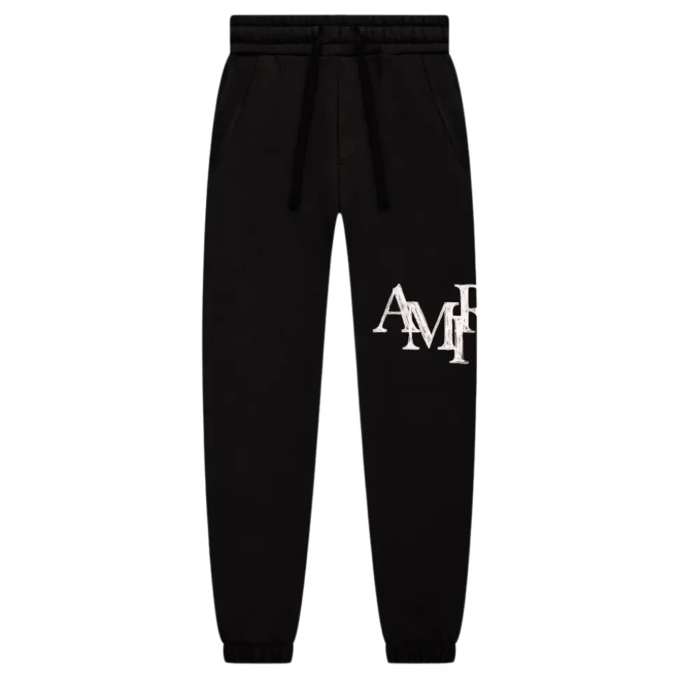 Staggered Scribble Sweatpant