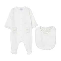 Stijlvolle Baby Romper Bib Set