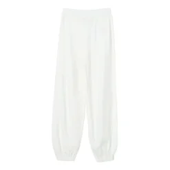 Stijlvolle boterkleurige broek