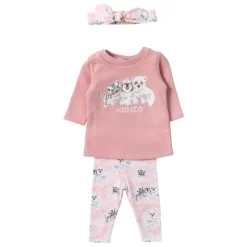 Stijlvolle Jurk met Leggings en Haarband