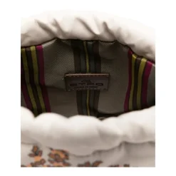 Stijlvolle Multicolor Schoudertas met Bloemendetails