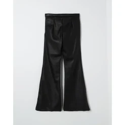 Stijlvolle zwarte leren kinderbroek