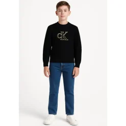 Stitch Logo Trui - Zwart