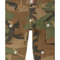 Strass Denim Cargo Broek