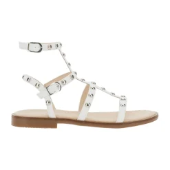 Studded Witte Sandalen