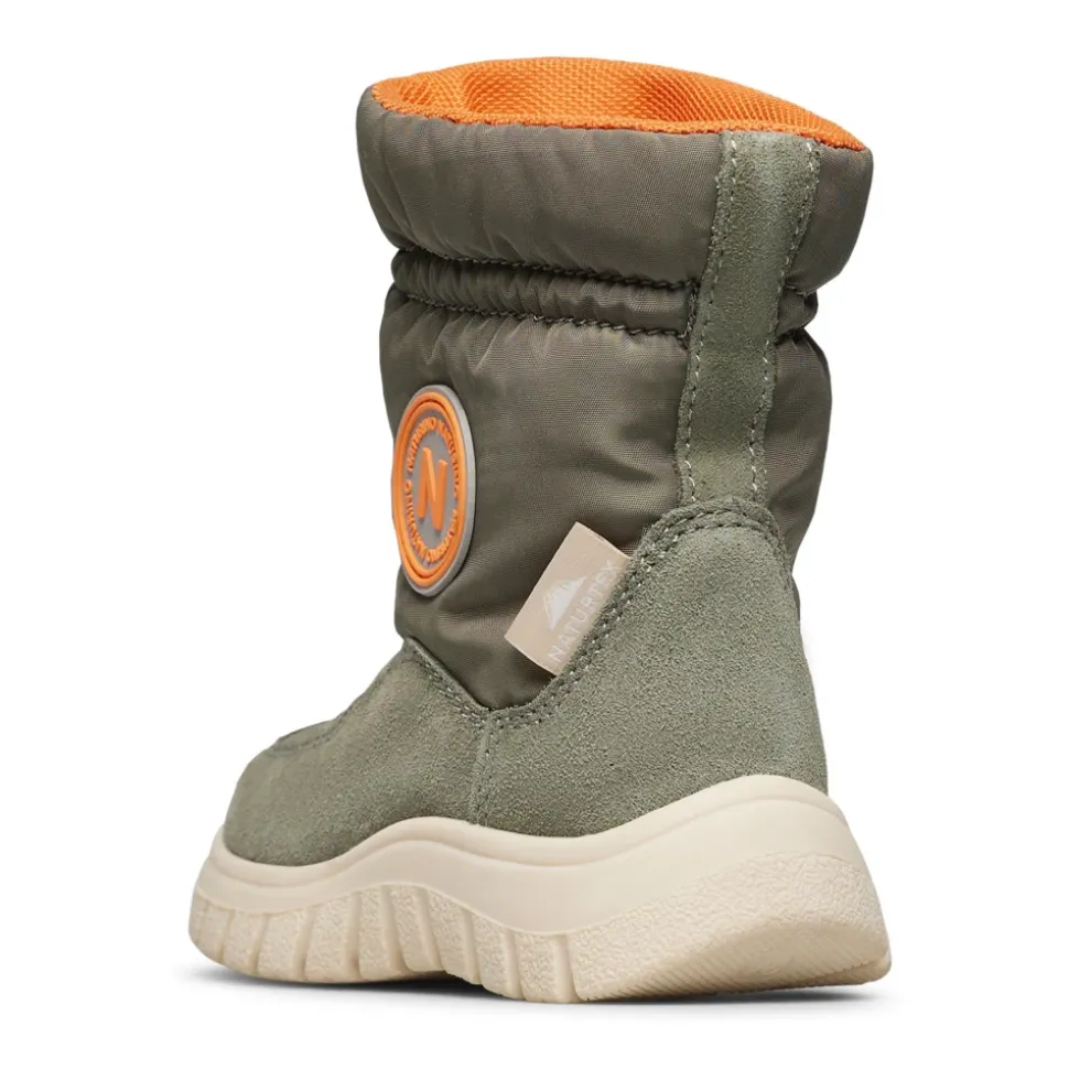 Suede and technical fabric boots VARNA 2 WP.