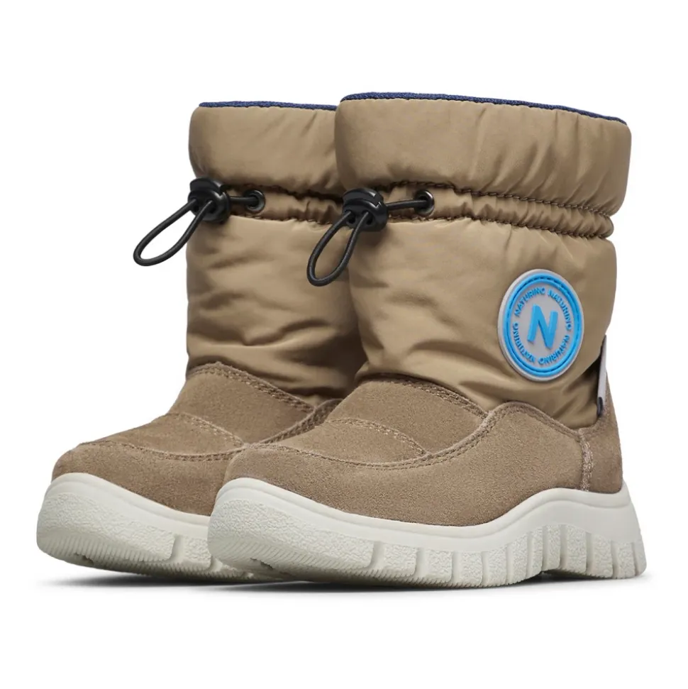Suede and technical fabric boots VARNA 2 WP.