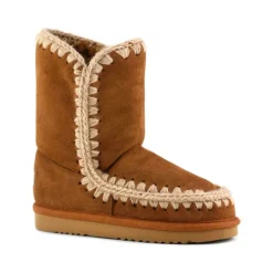 Suede Eskimo Laarzen met Rubberen Zool