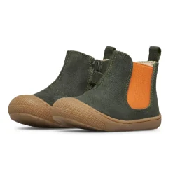 Suede first-steps ankle boots SALLY