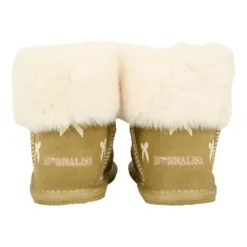 Suede Leren Laarzen met Strik