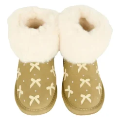 Suede Leren Laarzen met Strik