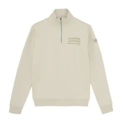 Sweater Zip Collar Print