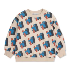 Sweatshirt met kleurrijke print