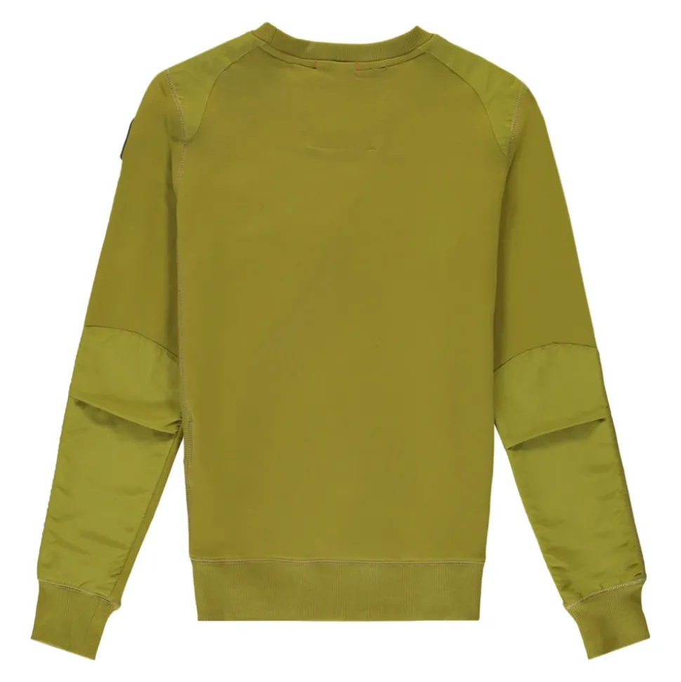 Sweatshirt met Lange Mouwen en Nylon Inzetstukken