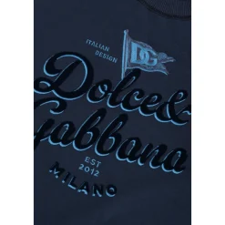 Sweatshirt met reliëf logo