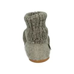 Taupe Instappers met Rubberen Zool