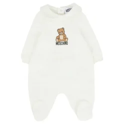 Teddy Bear Print Ivory Rompers