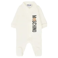 Teddy Bear Print Ivory Rompers