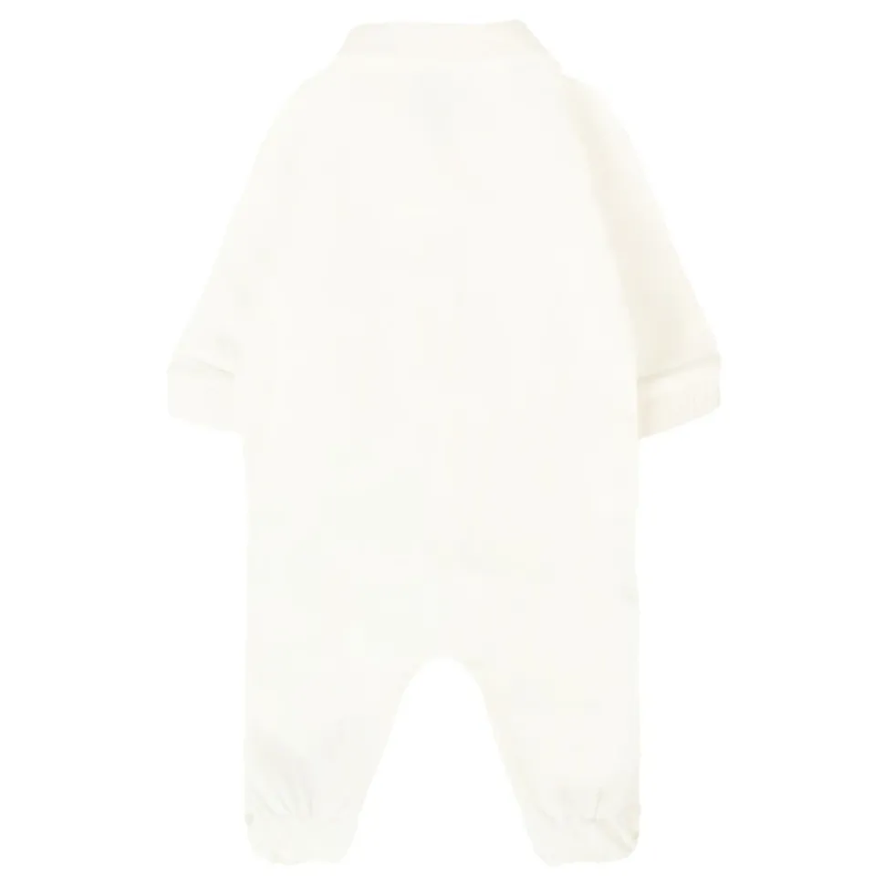 Teddy Bear Print Ivory Rompers