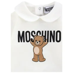 Teddy Bear Print Ivory Rompers