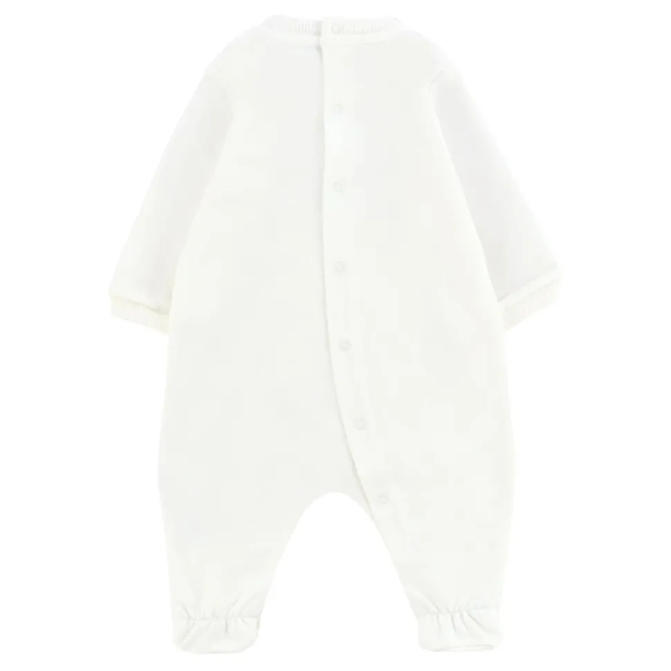 Teddy Bear Print Ivory Rompers