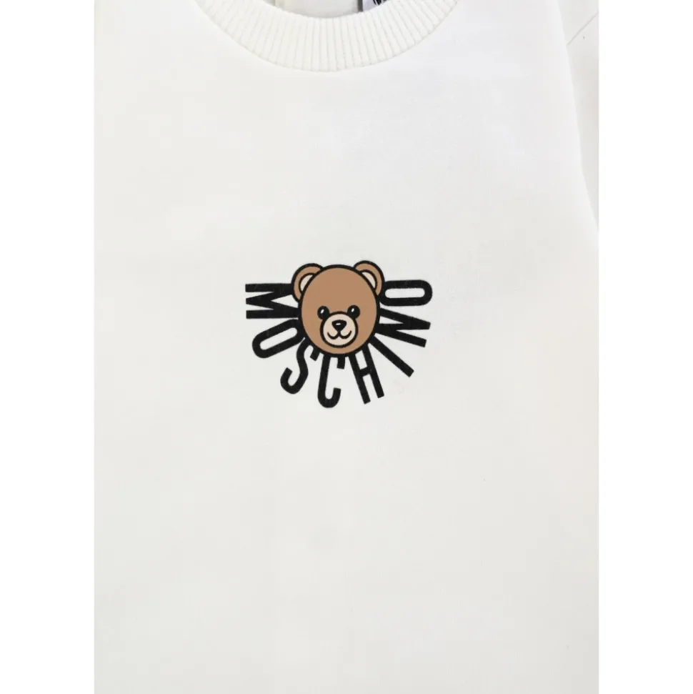 Teddy Bear Print Ivory Rompers