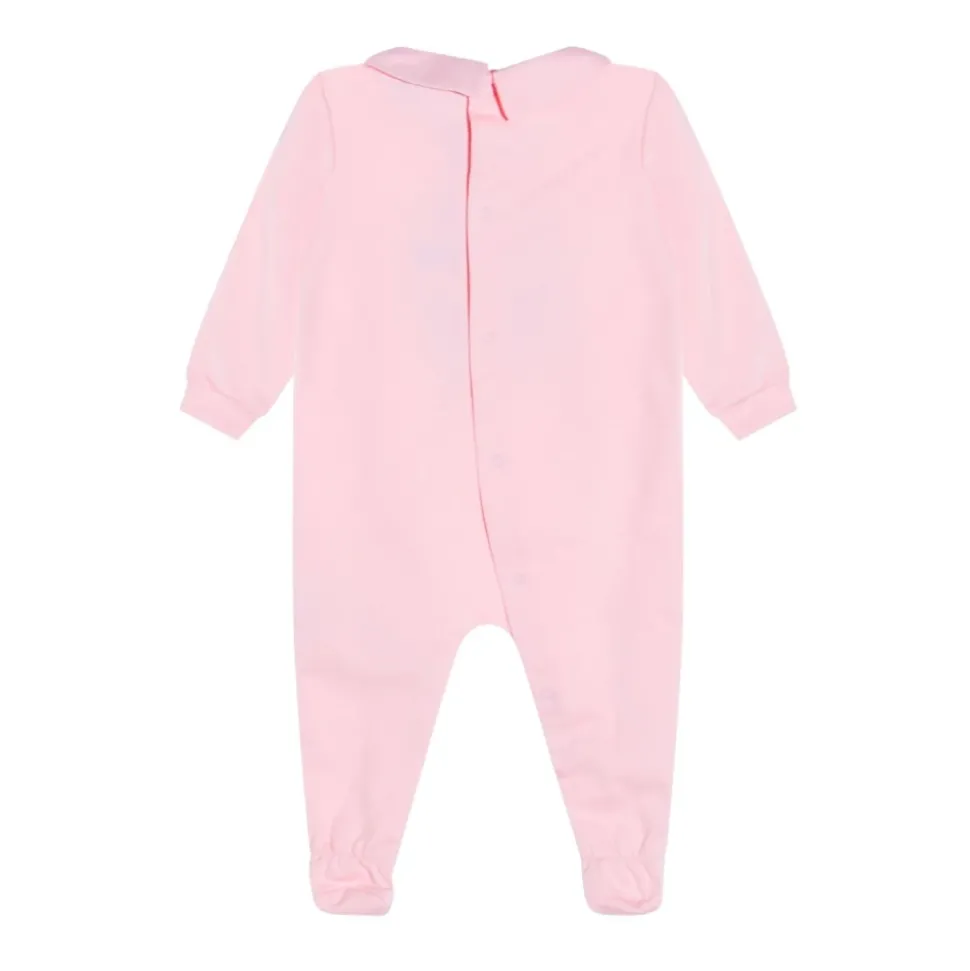 Teddy Print Baby Kleding Set Roze