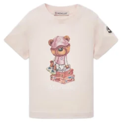 Teddybeer Print Roze T-shirt