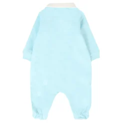 Teddybeer Romper in Lichtblauw