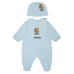Teddybeer Rompers Set Lichtblauw