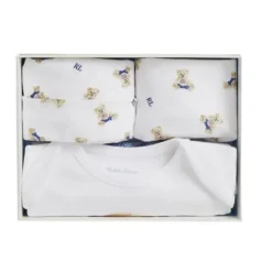 Teddybeer-print katoenen set