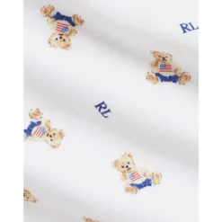 Teddybeer-print katoenen set