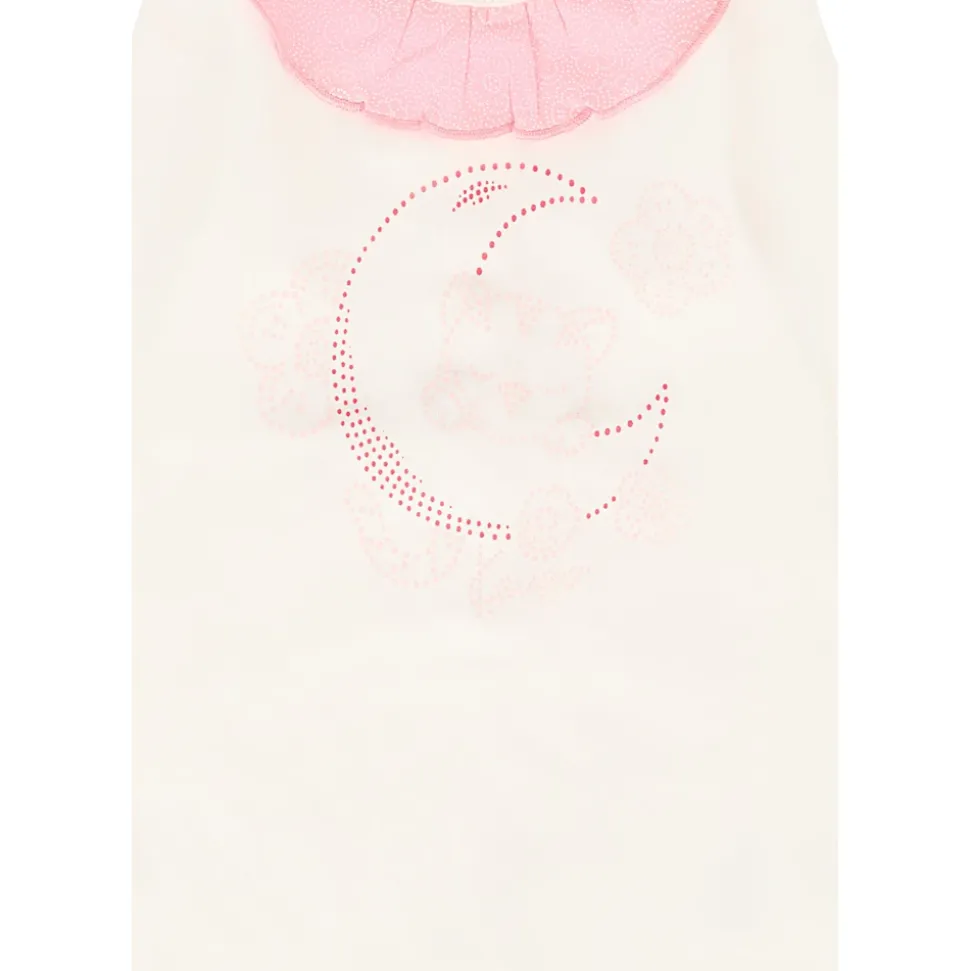 Tijger Maan Roze Katoenen Babypak