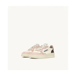 Tricolor Leren Sneakers