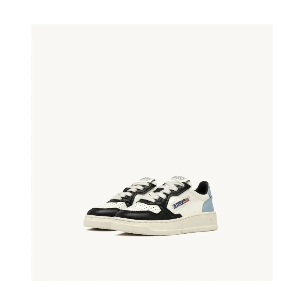 Tricolor Leren Sneakers voor Kinderen