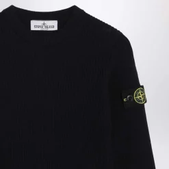 Trui met Ronde Hals en Fijn Geribbelde Details