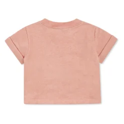 T-shirt met kersen- en bloemenprint