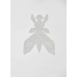 T-shirt met kristallen