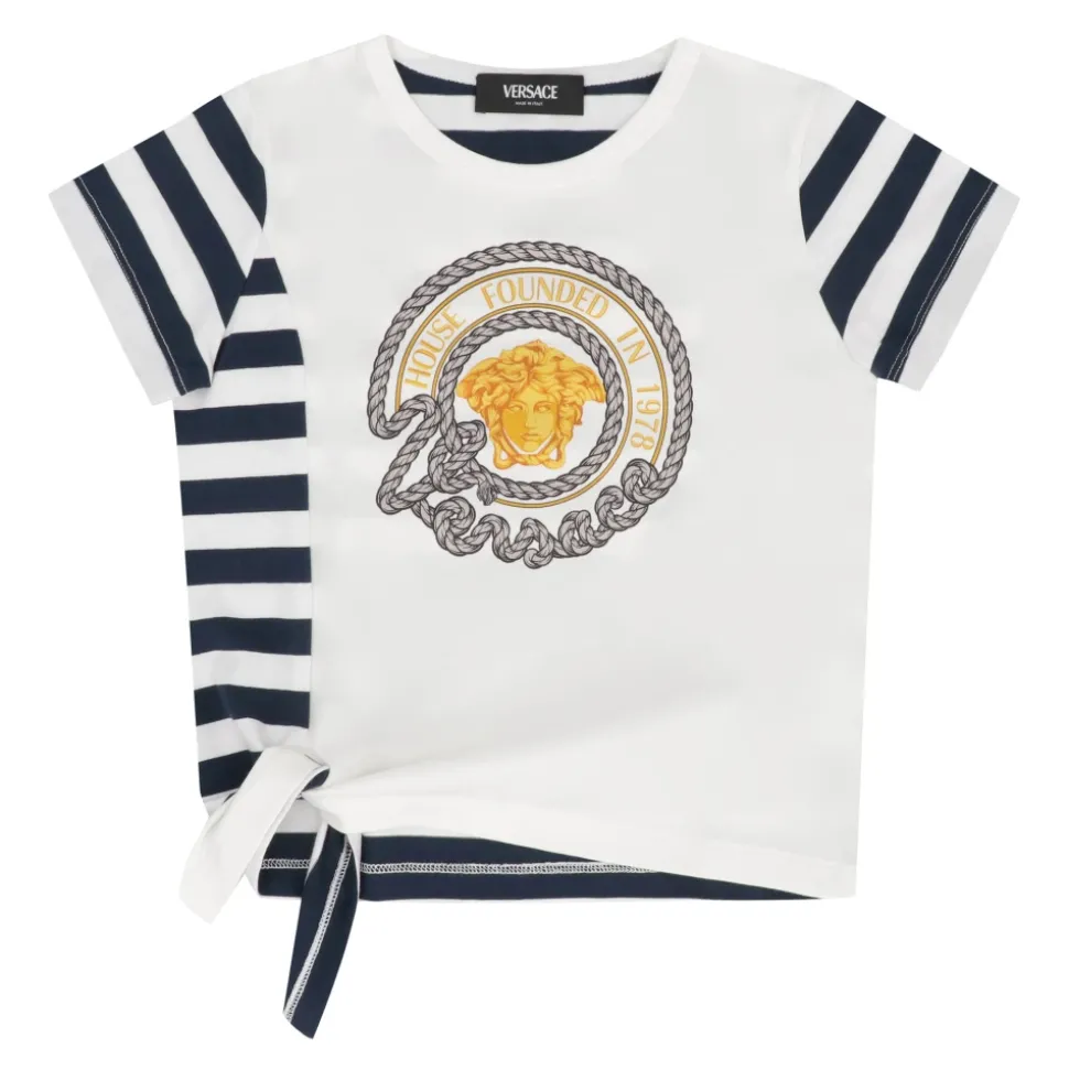 T-shirt met print van katoen