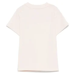 T-shirt van katoen met geborduurd logo